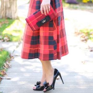 Authentic Valentino Patent Leather Couture Bow D’Orsay Pumps in Black 39.5 / 8.5